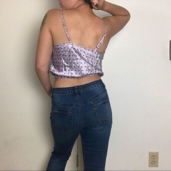 Victoria’s Secret Silk Polka Dot Top - Picture 3 of 4